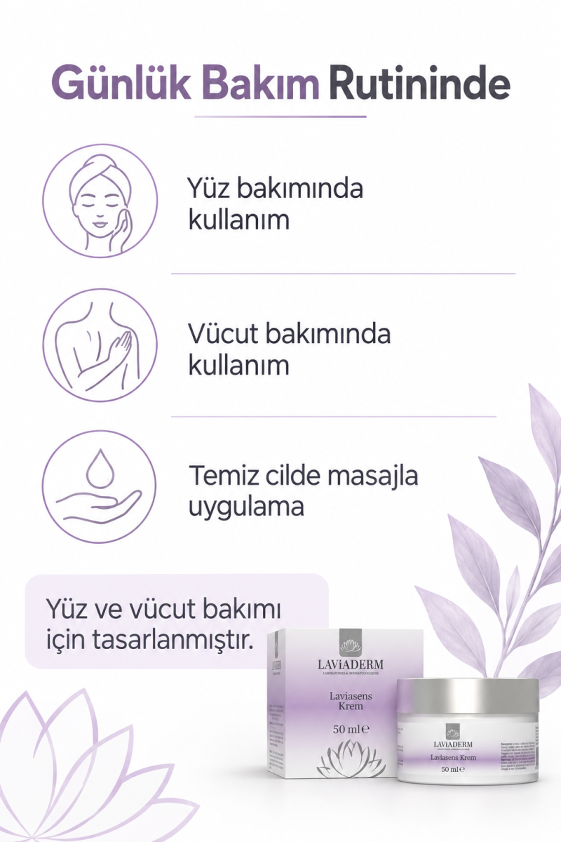 Laviasens Hassas Ciltler İçin Yüz ve Vücut Bakım Kremi görsel 4
