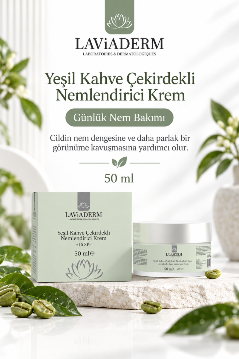 Yeşil Kahve Çekirdekli Nemlendirici Krem görsel 2